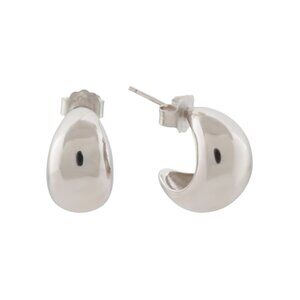 ISABELLA M Silver Sterling Silver Geometric Earrings